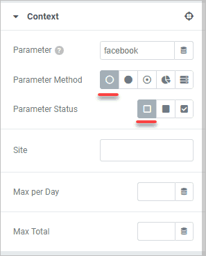 Dce Setting The Custom Get Option To Show The Default Section