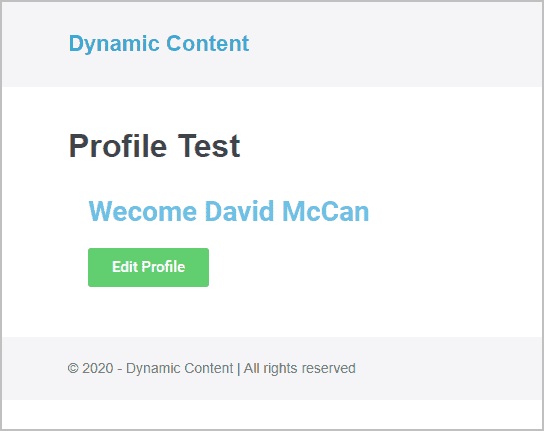 Profile Incomplete And Button Shows