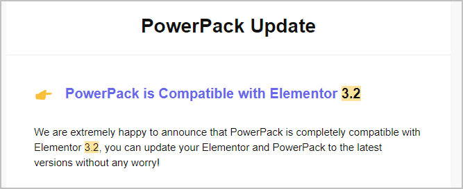 power pack 3 2 notice