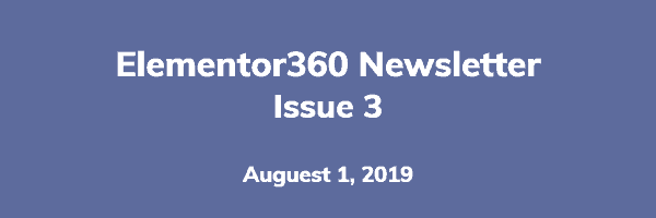 Elementor360 Newsletter – Issue 3