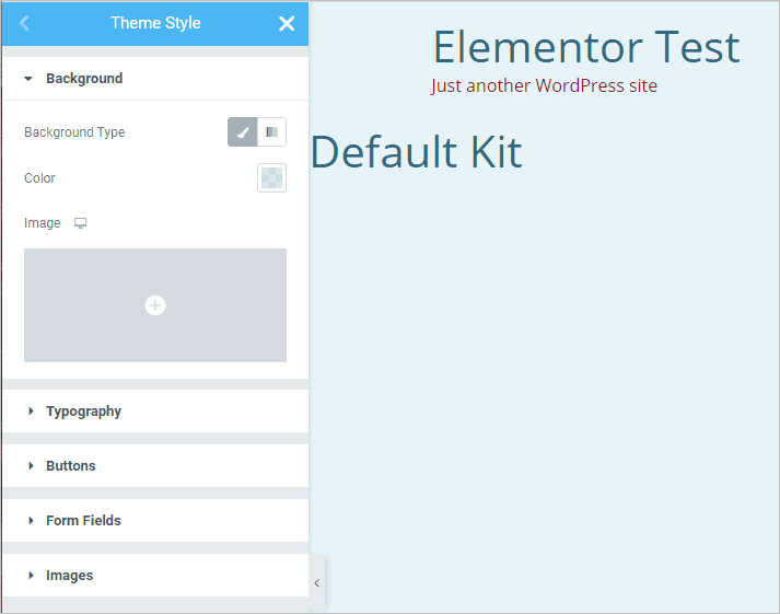 Default Kit In The Editor