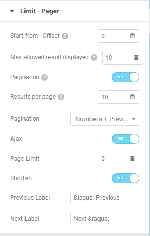 Dce Pagination
