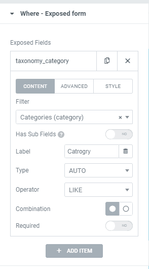 Dce Post Categories Filter