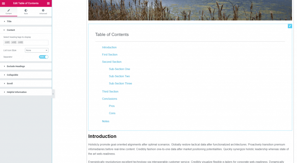 Uae Toc Content Settings 1