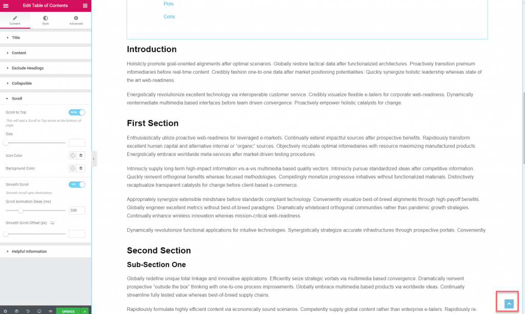 Uae Toc Scroll Options 1