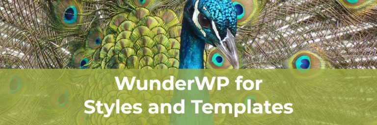 WunderWP for Styles and Templates