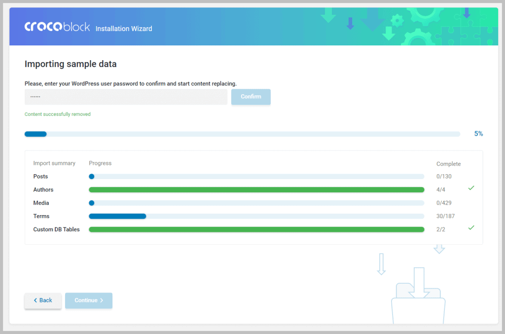 Crocoblock Import Sample Data