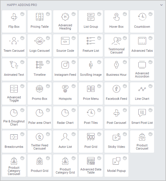 Happy Addons 41 Pro Widgets