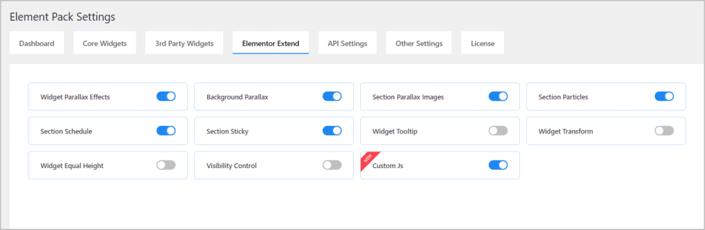 element pack extensions