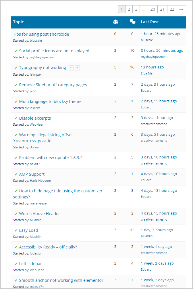 blocksy support forum