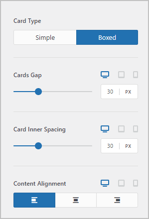 card options