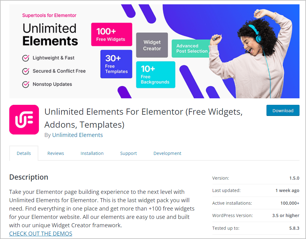 unlimited elements free version