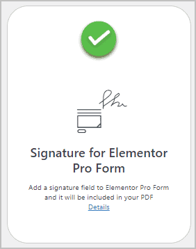 signature extension