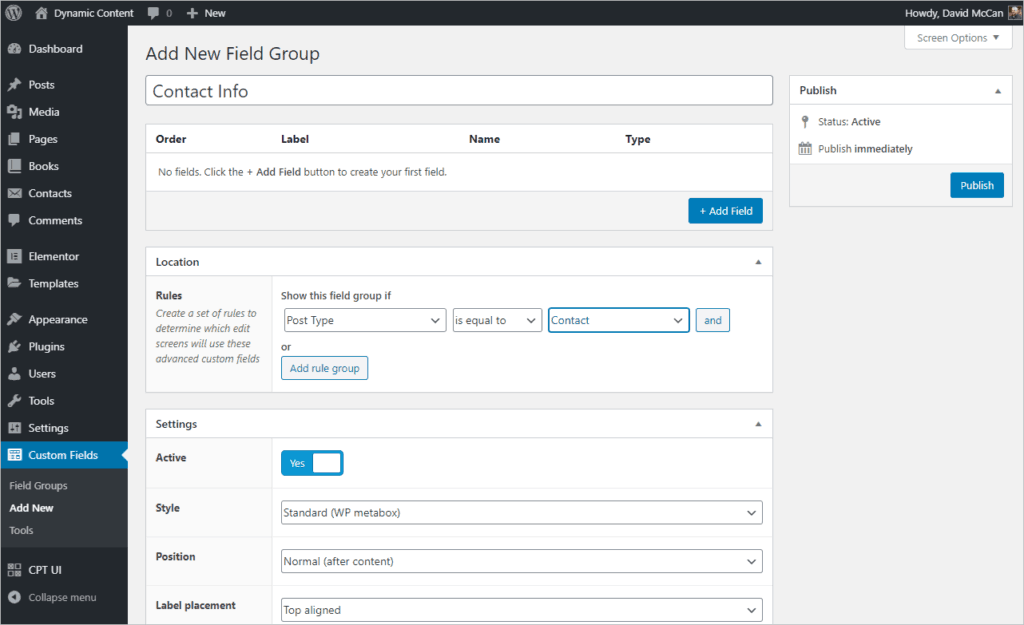 Acf Add Contact Field Group