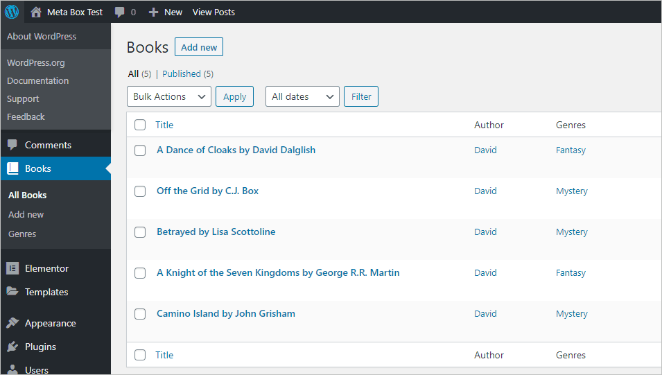 Added More Book Records