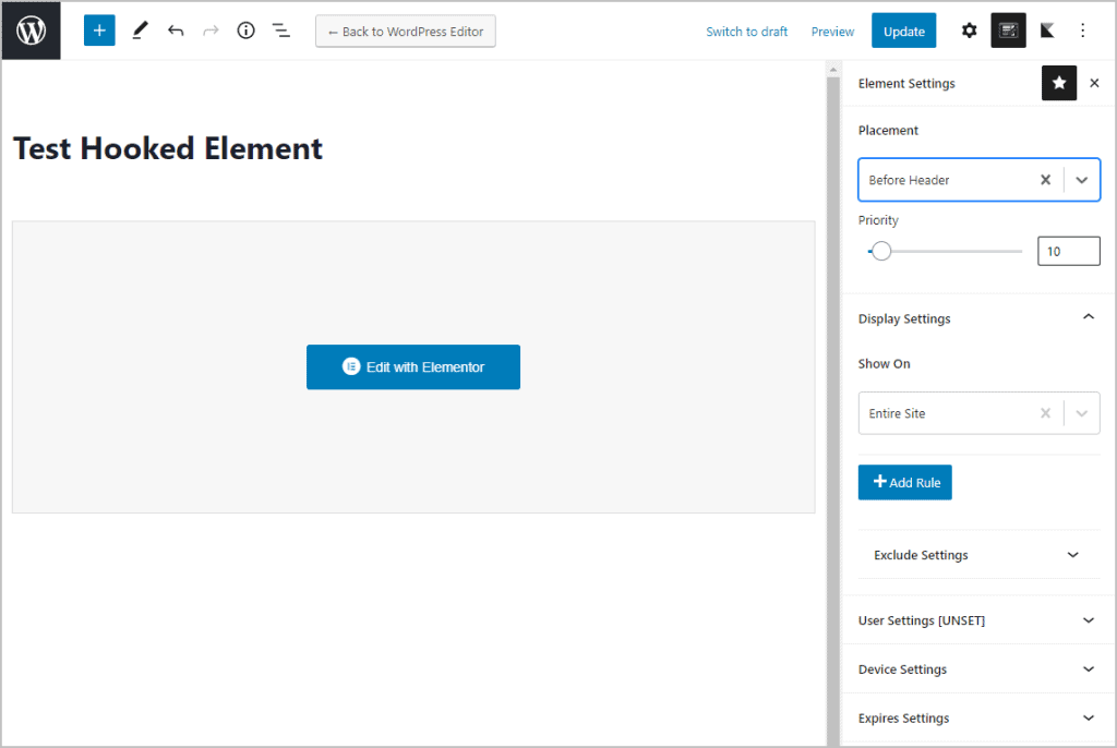 Adding The Display Rules