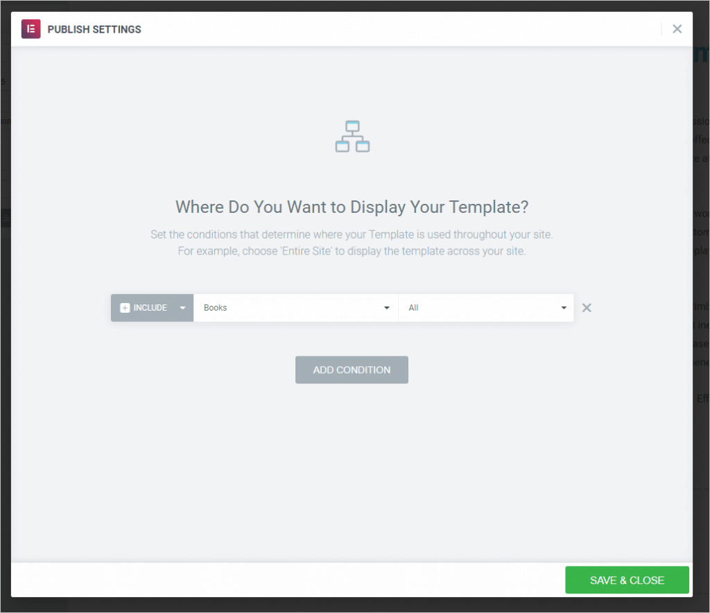 Additional Template Assignme Options