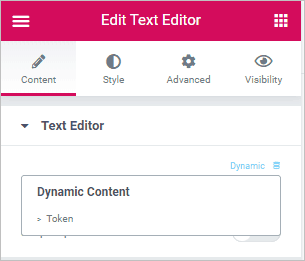 Click dynamic data link