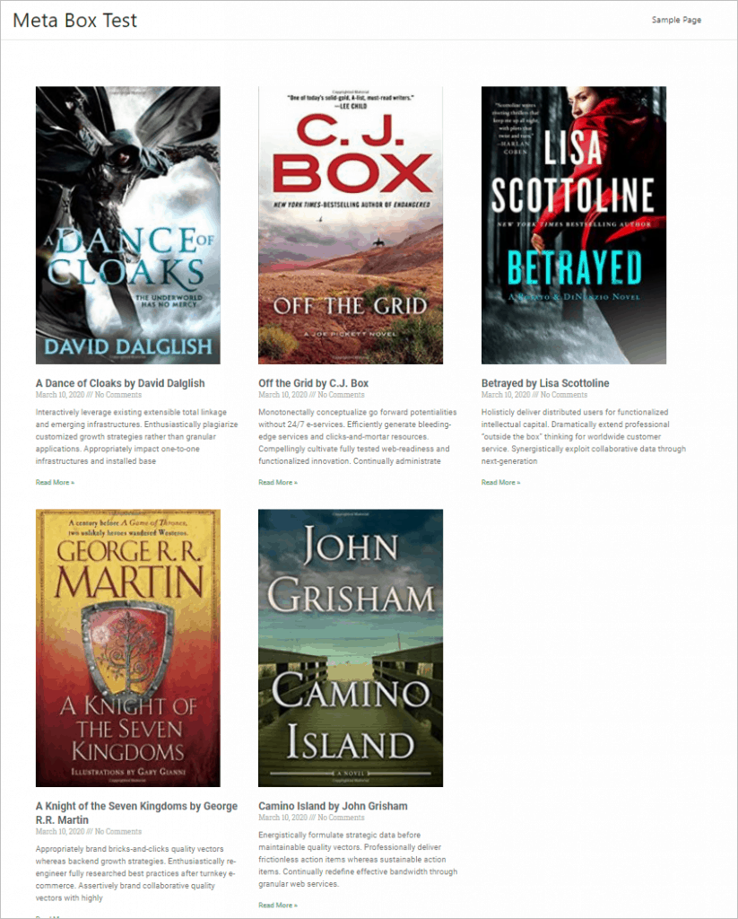 Completed Book Archive