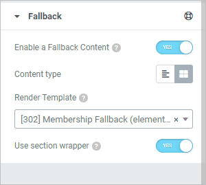 Dce Fallback Template Option