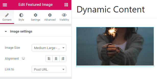 Dce Featured Image Widget