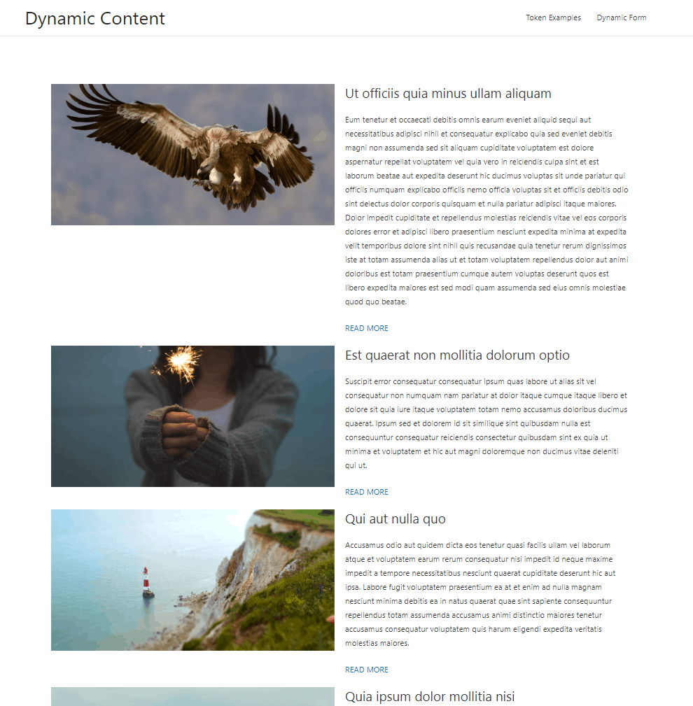 Dce Text Example Front End