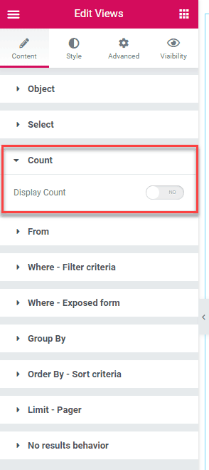 Dce Views Count Panel