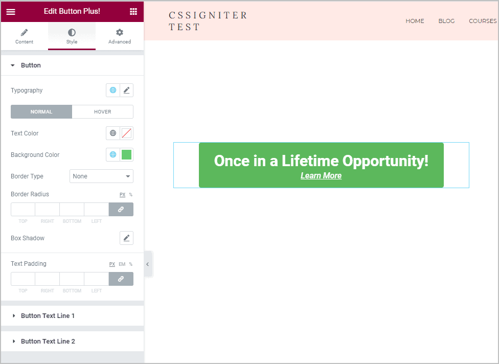 Edit Button Plus Style