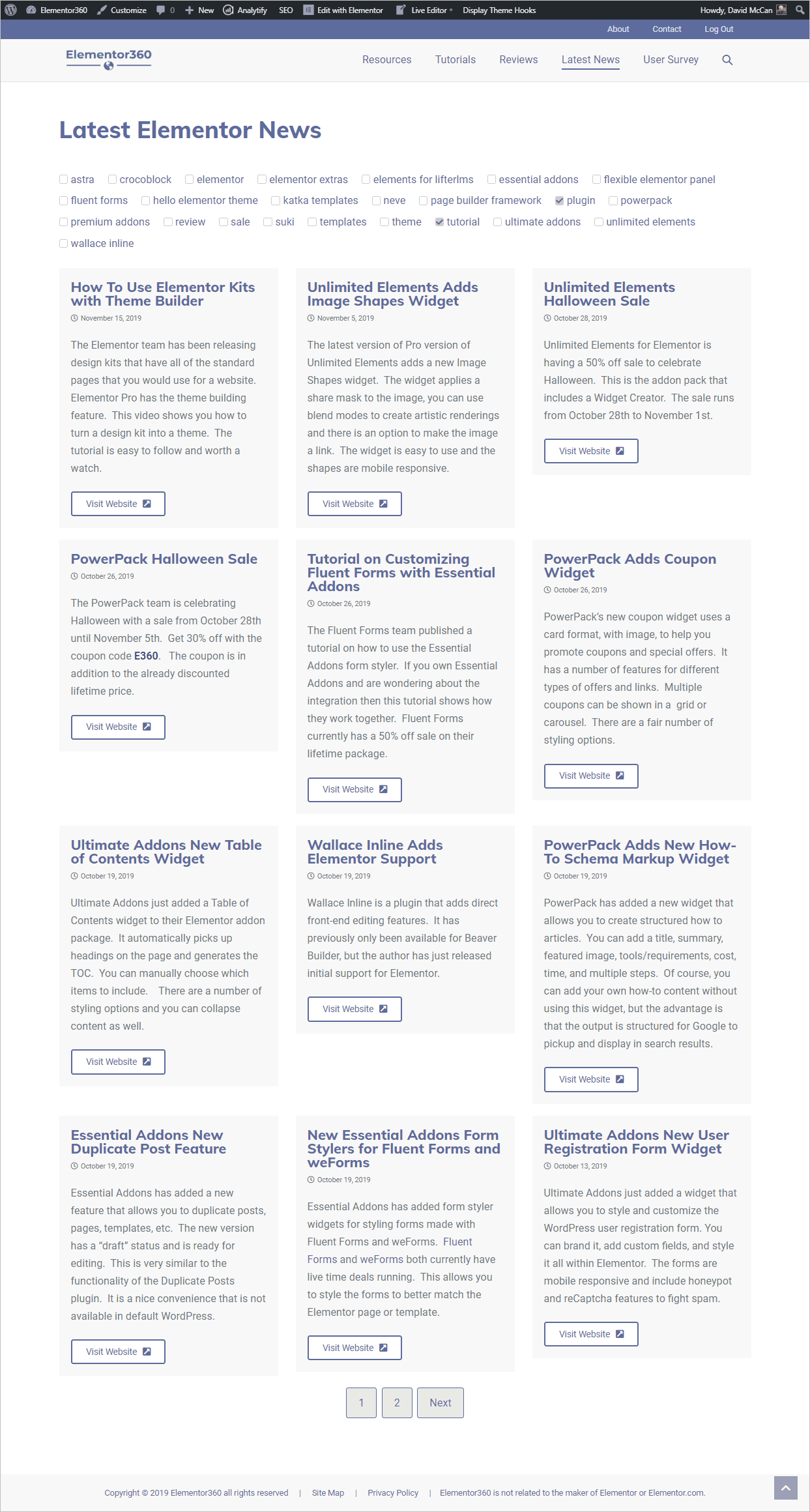 final result with filter applied