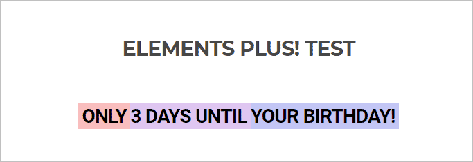 Heading Plus Final Result