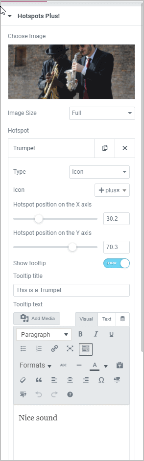 Hotspots Plus Settings