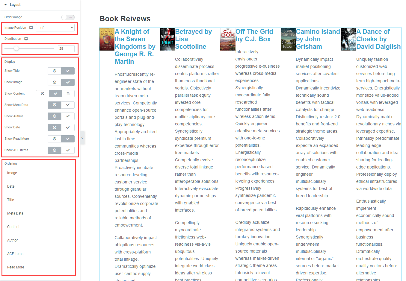 layout tab