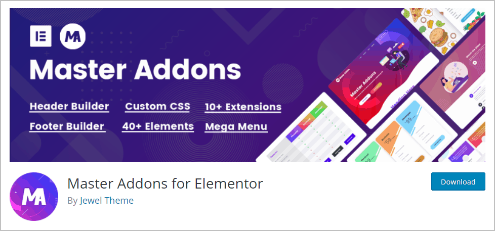 Master Addons Banner
