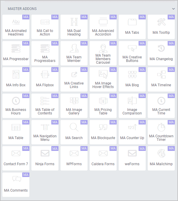 Master Addons Free Widgets