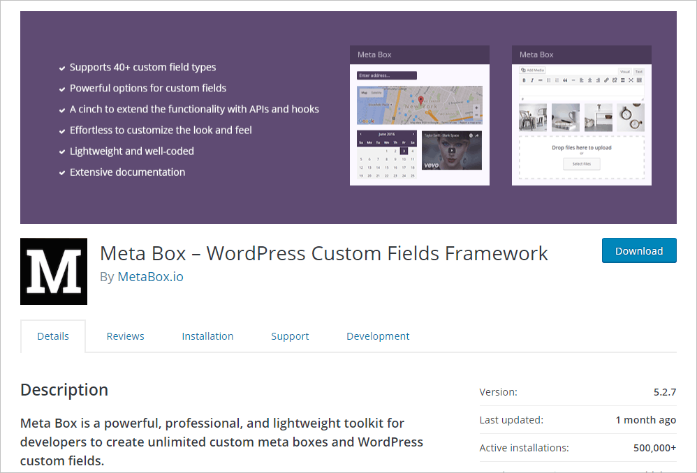 Meta Box On Wp Org