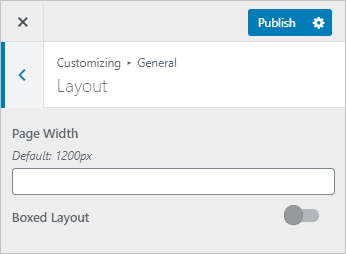 Page Builder Framework Page Width