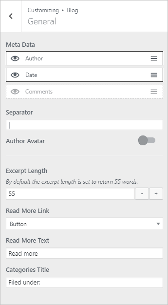 page builder framework general content layout options