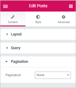 post widget pagination off