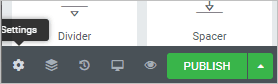 Settings Cog